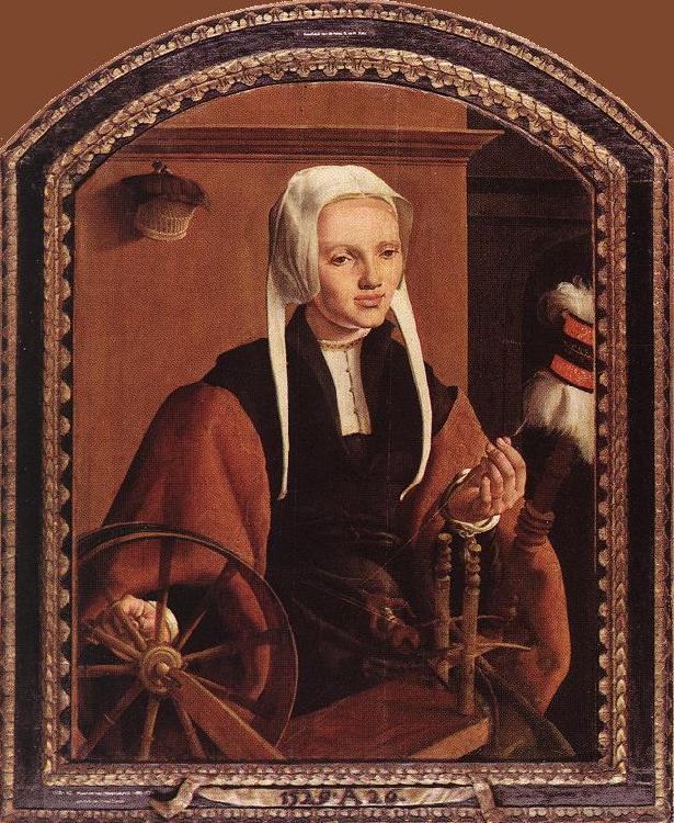 Maerten van heemskerck Portrait of Anna Codde oil painting image